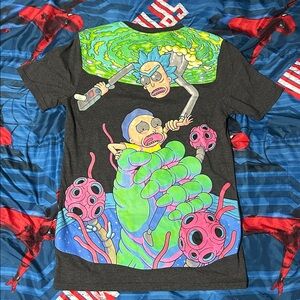 RARE | MAD Engine Rick & Morty Graphic Tee Shirt